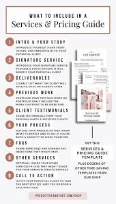 Calling All Service Based Business Owners What Do You Do When A Potential Client Inquires A Business Checklist Pricing Guides Templates Service Based Business