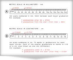 Normal ruler usually has 30 numbered markings which denote centimeters. How To Use A Metric Ruler