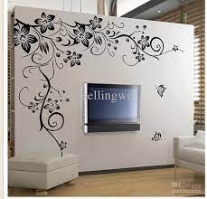 Jm7124 ,free shipping removable wall stickers,trees and the tree frame stickers, home decoration,giant wall decals 60. New Home Fashion Decoration Beautiful Flower Vinyl Wall Paper Decal Art Sticker Living Room Bedroom Sofa Tv Background Wallpaper Paste 2021 From Bestsellingwu Wall Painting Decor Simple Wall Paintings Kid Room Decor