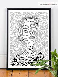 Famous Black And White Art Prints Picasso Portrait Man Wall Art Print Black And White Art Famous Painting Print Wall Decor Picasso Illustration Abstract Zen Art Surreal In 2020 Zen Art Wall Art Prints Art Prints