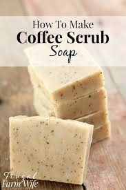 homemade coffee scrub soap recipe the