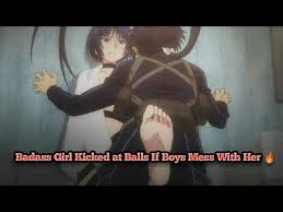 Top 10 Anime Where Badass Girl Kicked at Balls If Boys Mess With Her :  Funny Moments - YouTube