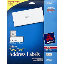 Design and make your own labels with these templates. Avery Address Labels Easy Peel White Home Valumarket