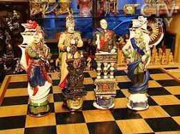 The World Of Chess By Grigory Pashkov Art Battles Balaklava Historical Military Events Porcelain Army Russian Artist Chess Figures