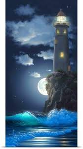 Al Hogue Poster Print Wall Art Print Entitled The Sentinel None Lighthouse Pictures Lighthouse Painting Lighthouses Photography