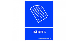 Capacele au forme patrate si culori diferite, in functie de tipul de deseuri ce. Etichete Colectare Selectiva 14x10cm A6 Albastru Hartie Mertecom Ro
