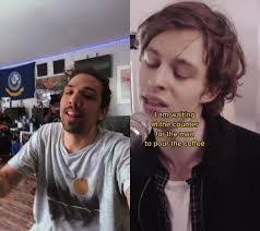 Guy Singer with Raspy Voice and Cross Earring