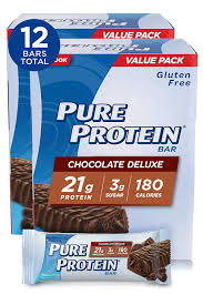 We wanted to share with you some of the top egyptian protein bars in the market and their prices. Amazon Com Pure Protein Bars High Protein Nutritious Snacks To Support Energy Low Sugar Gluten Free Chocolate Deluxe 1 76oz 6 Count Pack Of 2 Sports Nutrition Protein Bars Health Household