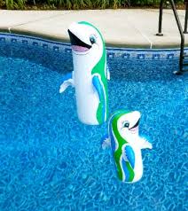 Dolphin Pool Birthday Party Dolphin Floats Pool Games Cake And More