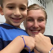 First Day of School/back to School Mommy and Me Bracelet Set