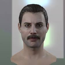 Pin On 3d Model Of Freddie Mercury Singer Head Available Here