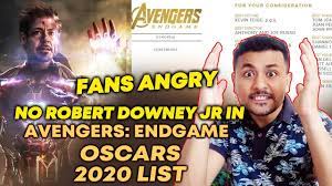 Oscars 2020 Avengers Endgame Oscar 2020