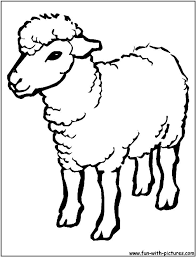 Sheep Outline Drawing Coloring Page Sheep Cartoon Images Funny Farm Animal Coloring Pages Animal Coloring Pages Sheep Drawing