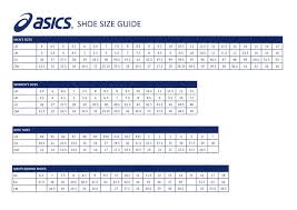 size conversion chaussure uk europe hommes asics