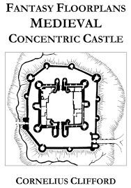 A house surrounded by water, perfect landscape job and a staircase entrance. Fantasy Castle Floor Plans