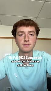 Fall Semester classes ☘️ #greenscreen #college #student #academic #premed  #sophomore #neuroscience #notredame