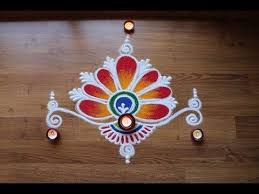Freehand Rangoli Designs With Colours Simple And Beautiful Rangoli Designs By Shital Daga Dp272 In 2020 Colorful Rangoli Designs Rangoli Designs Small Rangoli Design