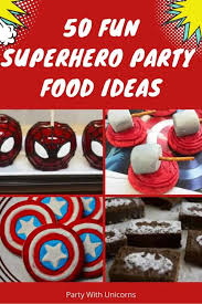 Lego superhero birthday party the scrap. 50 Fun Superhero Party Food Ideas