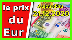 Prix D Euro En Algerie Marche Noir Aujourd Hui 21 Decembre 2020 Taux De Change Cours Dollars Devise Youtube