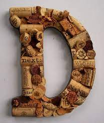 Beautiful Handmade Vintage Wine Cork Letter By Creativecorksnmore Cork Crafts Crafts Wine Cork Crafts