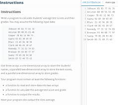 Dropping features after final evaluation on test data. Solved Instructions Ch8 Ex13data Txt Main Cpp 1 Johnson 8 Chegg Com