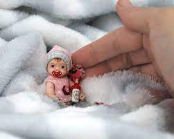 Ooak Mini Reborn Baby Realistic Mini Baby Doll Reborn Etsy Little Doll Miniaturas