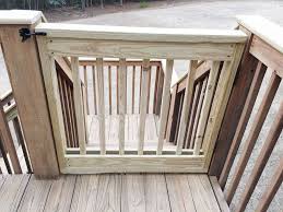 Baby Gate Building Deck Gate Diy Deck Porch Gate