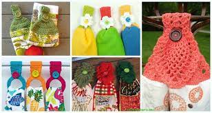 Free crochet patterns for hanging kitchen towels. Beautiful Towel Topper Free Crochet Patterns