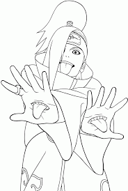 Akatsuki is a dangerous organization in the world of naruto. All Akatsuki Members Coloring Page Coloring Home