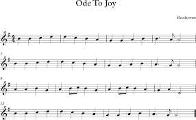 Recorder sheet music for ode to joy. Ptps Music P3 Recorder Ode To Joy