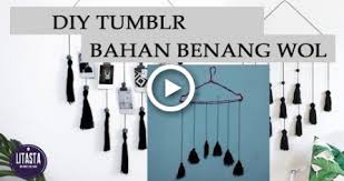 Berikut cara membuat hiasan dinding dari benang wol yang super gampang. Keren Ide Kreatif Membuat Hiasan Dinding Dari Benang Wol Diy Tumblr