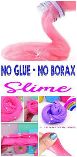 Or, you can apply glue to the surface of the clay and then create the slime. Diy Slime Without Glue Recipe How To Make Homemade Slime Without Glue Or Borax Or Cornstarch Or Flour