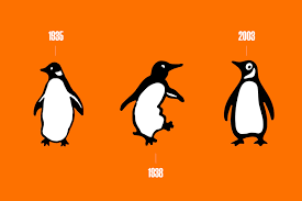 Who are the models for the original penguin? How The Penguin Logo Has Evolved Through The Years