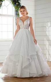 Das gängigste material für glitzer. Hochzeitskleid Im Ballkleid Stil Mit Glitzer Tull Essense Of Australia Wedding Dresses