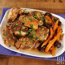 Delicieux Poulet Mijote A La Marocaine Recettes Ma Fourchette Recipes Moroccan Chicken Cheap Healthy Meals