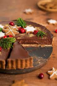 Gingerbread Amaretto Chocolate Tart Recipe Vegan Christmas Christmas Desserts Desserts