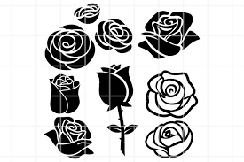 Download Rose Svg Flowers Svg Rose Clipart Flowers Cut Files 903017 Cut Files Design Bundles