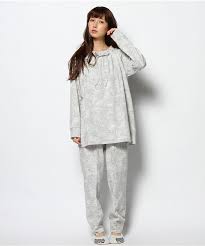 tsumori chisato sleep アニマルフェイスプリント 接結天竺 パジャマ m lサイズ ルームウェア ウェア ファッション ルームウェア