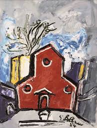 Misure tela 48cm lunghezza e 58 cm di altezza. Gustavo Boldrini