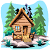 Camp Cabins Outside