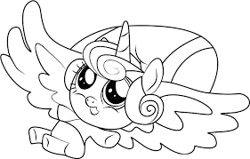 The ponies have colored bodies, juba and a unique symbol on one or both sides of their flanks. Printable Coloring Pages For Kids My Little Pony Drawing With Crayons