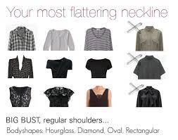 Big Bust Regular Shoulders Your Best Necklines Big Bust Bust Neckline For Big Bust