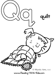 We design them and print them to color on video! Alphabet Letter Q Coloring Page Quilt Jpg 670 922 Alphabet Coloring Pages Preschool Coloring Pages Letter Q Crafts