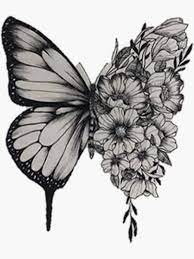 Butterfly Tattoo Shawn Mendes Sticker By Merchal Hip Tattoos Women Thigh Tattoos Women Tattoos For Women Flowers