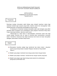 Contoh surat kontrak kerja proyek. Contoh Kertas Kerja Projek