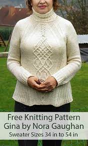 Norah gaughan's knitted cable sourcebook published by stewart tabori and chang, edited by melanie falick and jared flood did the awesome photography. Cable Sweater Knitting Patterns In The Loop Knitting Cable Sweater Pattern Knitting Patterns Free Sweater Cable Knit Sweater Pattern Free