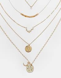 Set Of 5 Libra Necklaces Jewellery Stradivarius Singapore Libra Necklace Libra Jewelry Jewelry