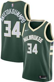 2017 2018 nike milwaukee bucks 6 eric bledsoe basketball jersey. Nike Men S Milwaukee Bucks Giannis Antetokounmpo 34 Green Dri Fit Swingman Jersey Dick S Sporting Goods