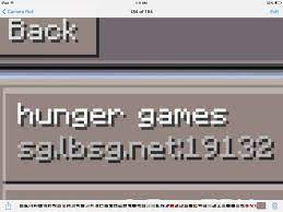 The world of minecraft offers a seemingly endless supply of adventures, thanks to. Looking For A Hunger Games Server For Pe Hunger Games Haha Minecraft Skins
