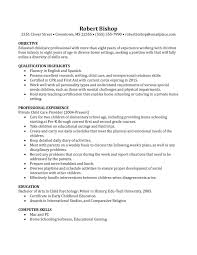 12 child care resumes examples